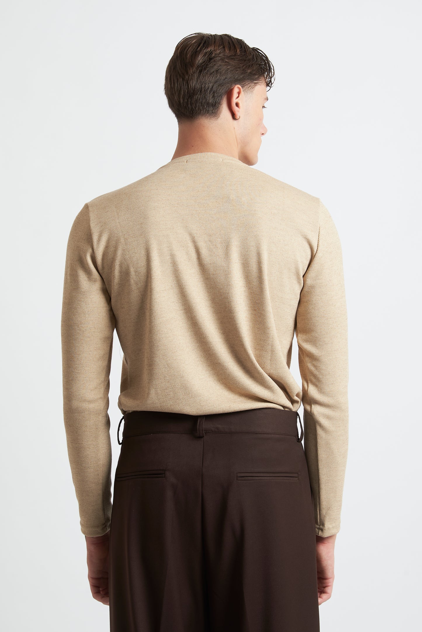 T-shirt m/lunga viscosa regular