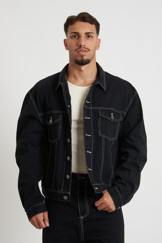 Giubbino in bull nero