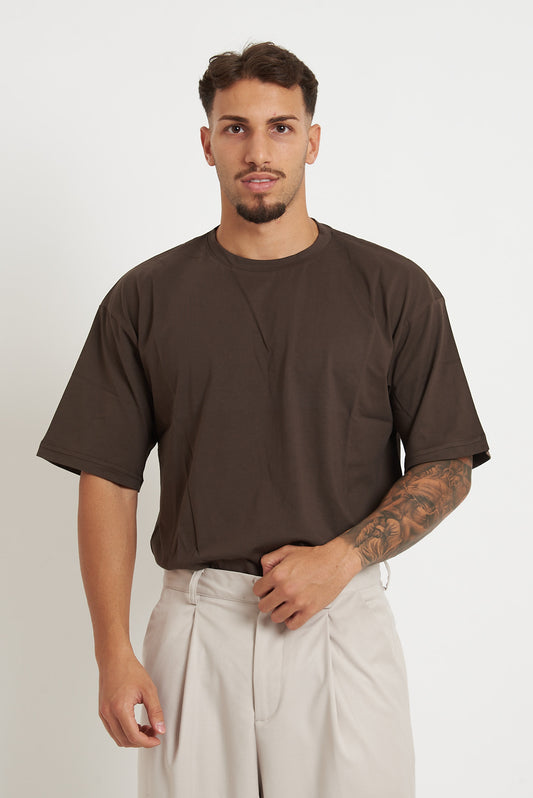 T-shirt oversize girocollo
