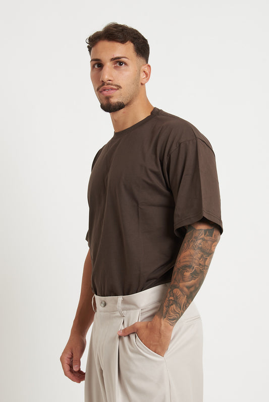 T-shirt oversize girocollo