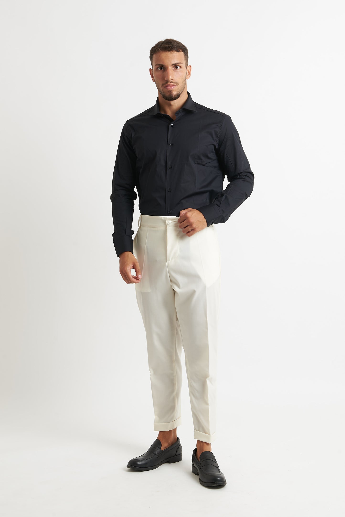 Camicia unita regular