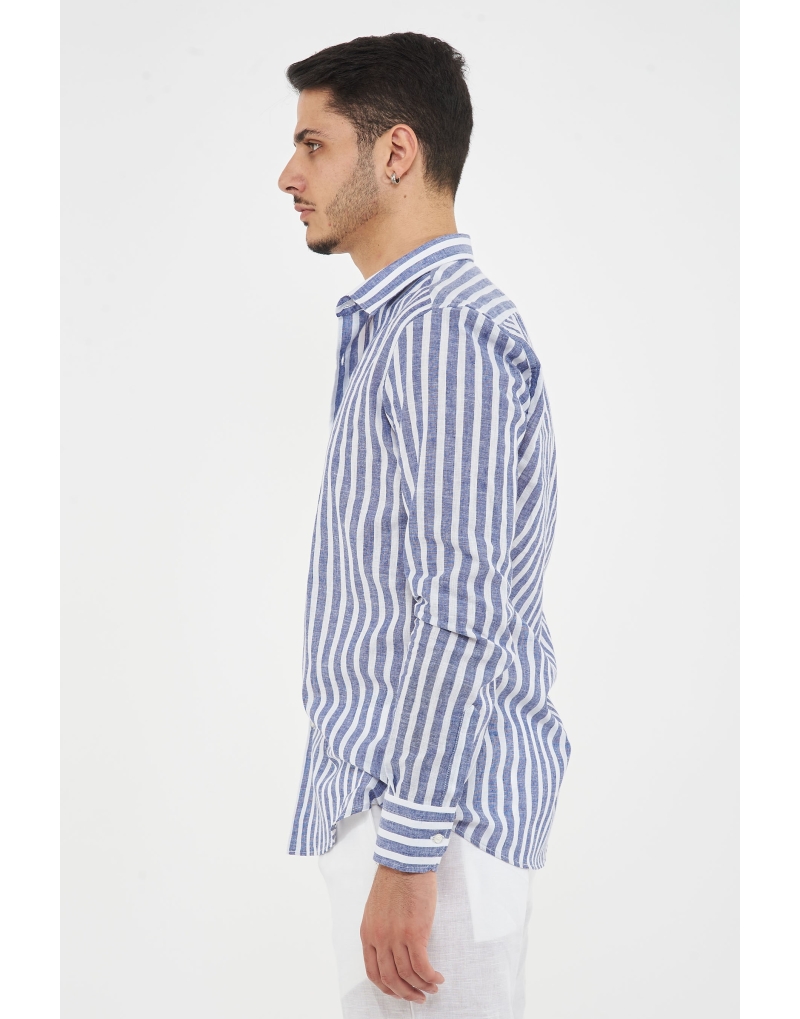 camicia regular rigata...