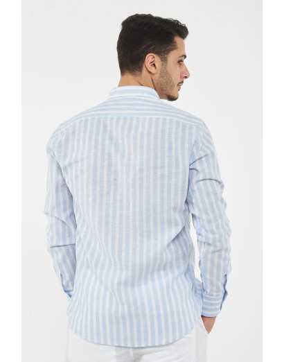 camicia regular rigata...