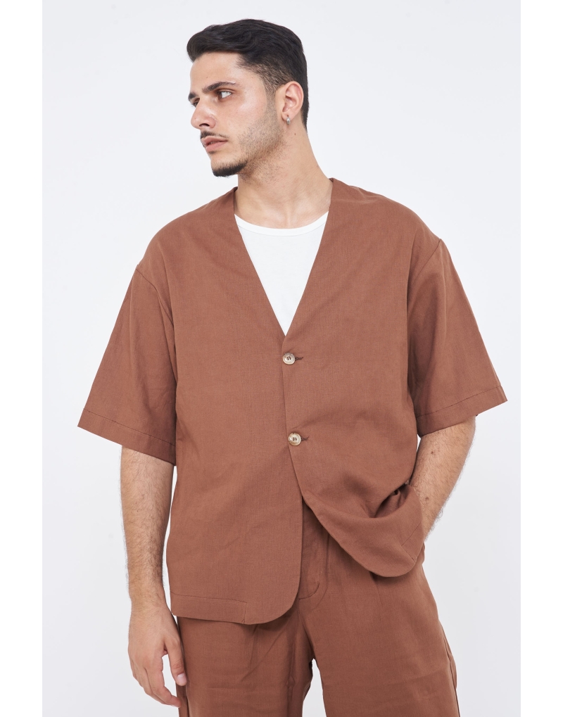 Camicia mono petto oversize...