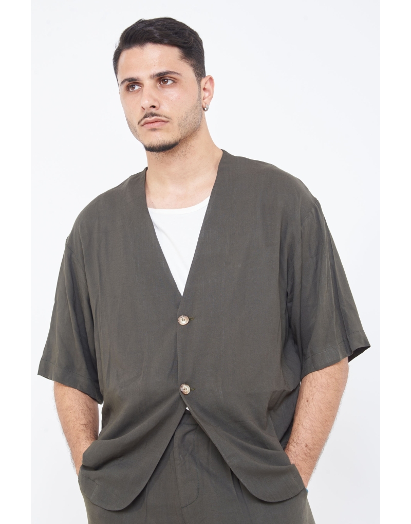 Camicia mono petto oversize...