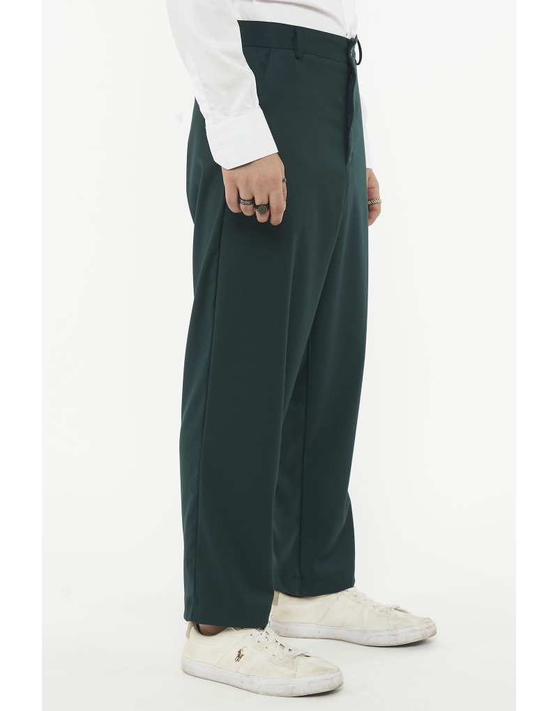 Pantalone vita alta lana...