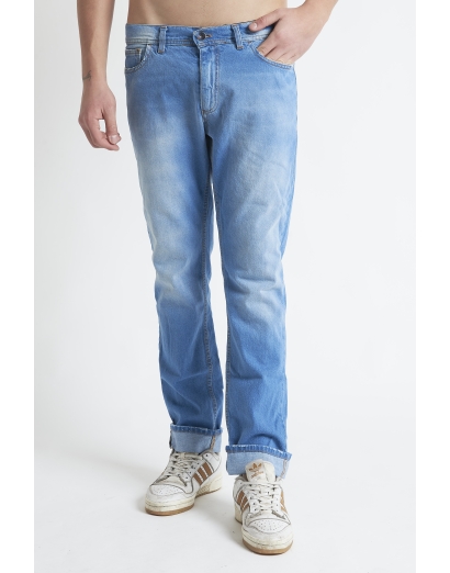 Denim relaxed 100%cotone...