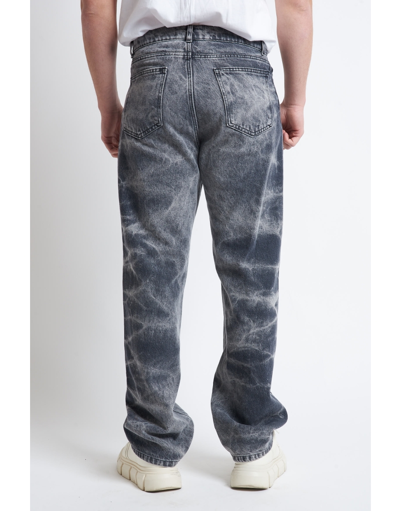 Denim nero sabbiato e...