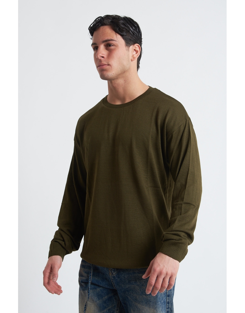 maglione rasato giro collo...