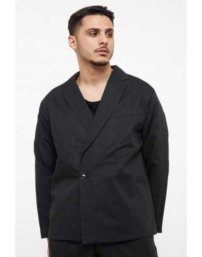 Giacca misto lino oversize...