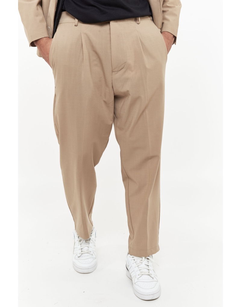 Pantalone vita alta lana...