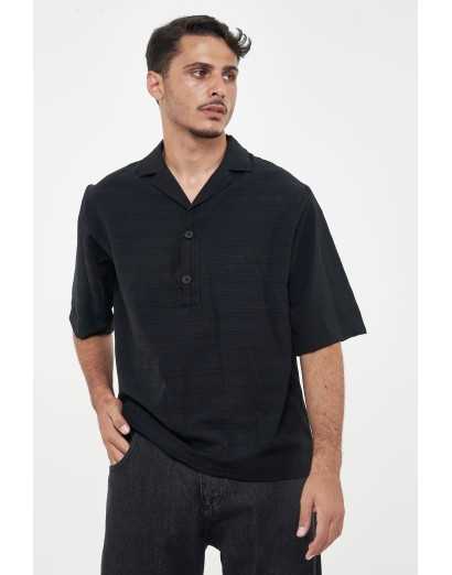 Polo 1 collo revers poly nero
