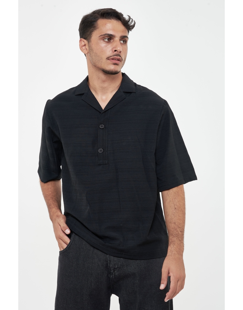 Polo 1 collo revers poly nero