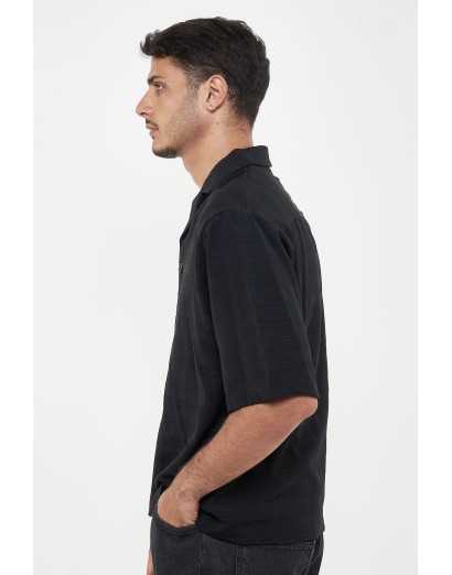 Polo 1 collo revers poly nero
