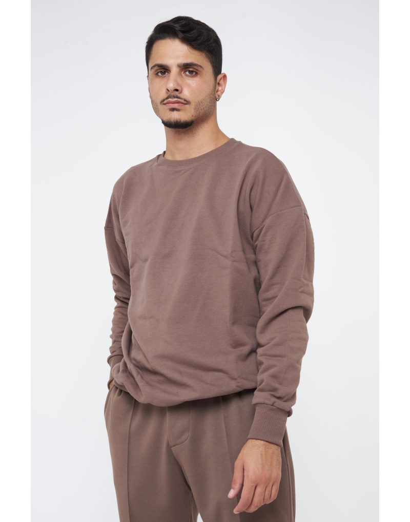 Felpa in cotone oversize...