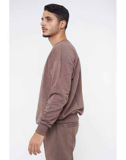 Felpa in cotone oversize...