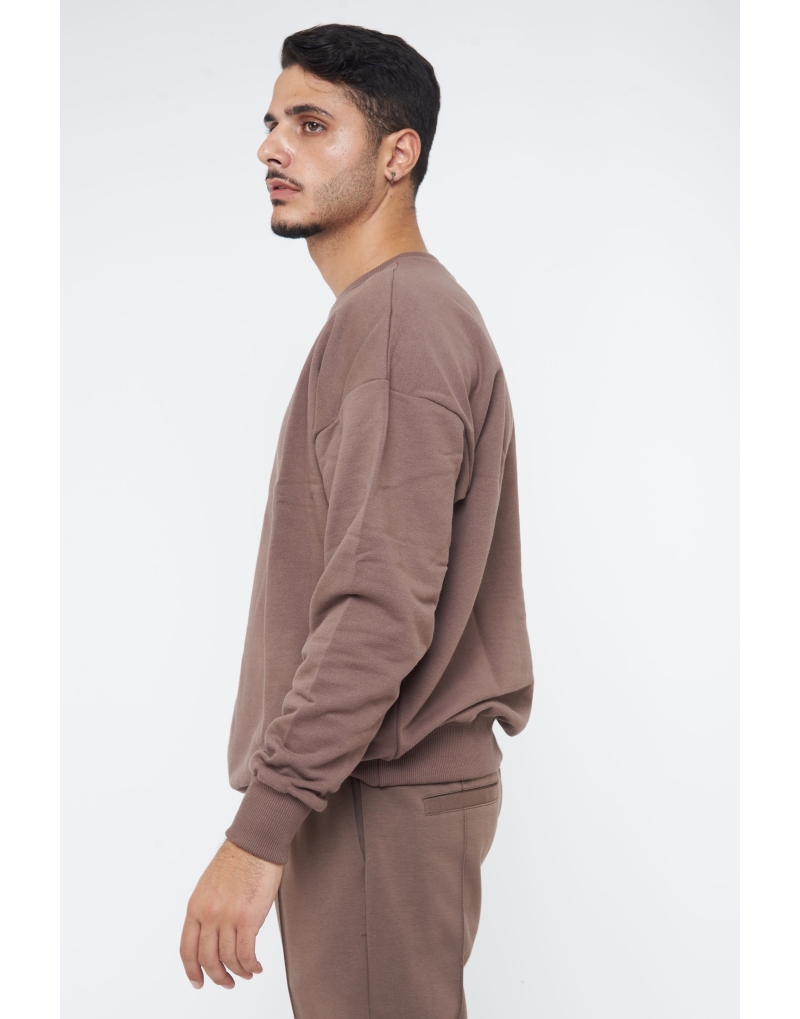 Felpa in cotone oversize...
