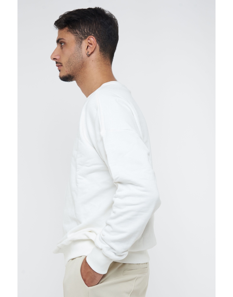 Felpa in cotone oversize...