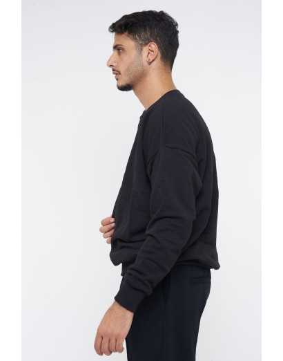 Felpa in cotone oversize...