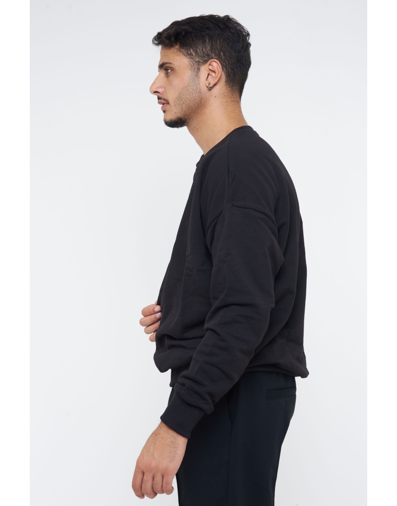 Felpa in cotone oversize...