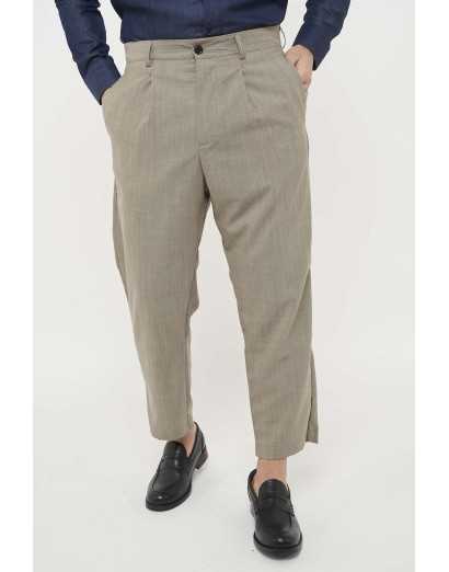 Pantalone fresco lana vita...