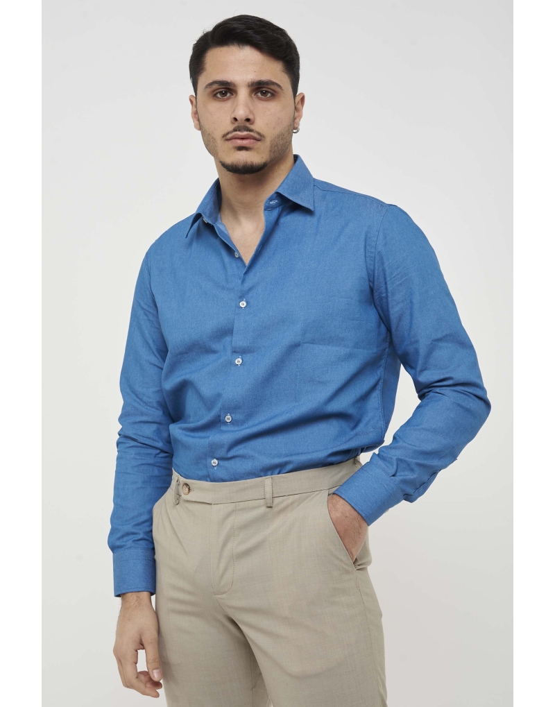 camicia regular denim...