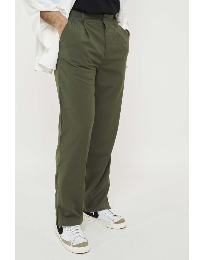 Pantalone palazzo tex...