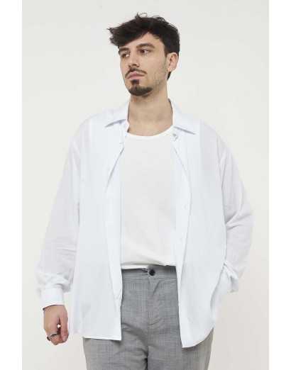 Camicia oversize viscosa...