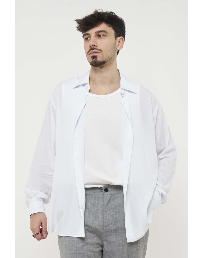 Camicia oversize viscosa...