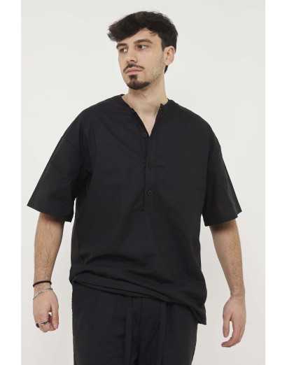 Camicia 4 bottoni effetto...