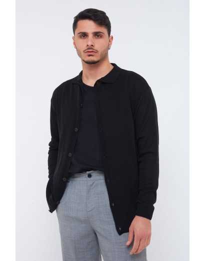 Cardigan in filo manica...