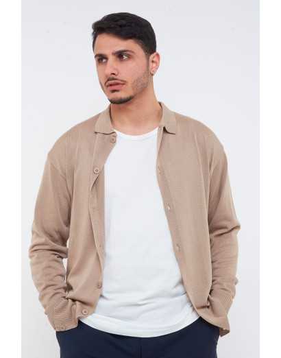 Cardigan in filo manica...