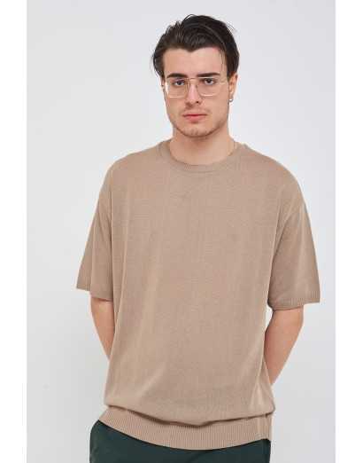 Maglione girocollo rasato...