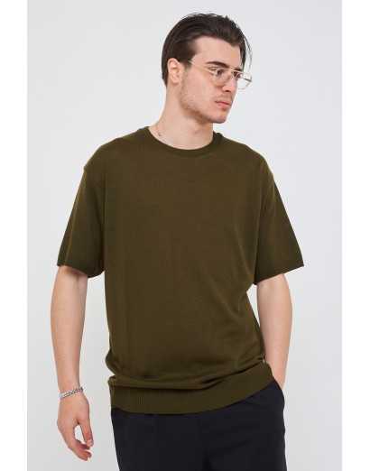 Maglione girocollo rasato...