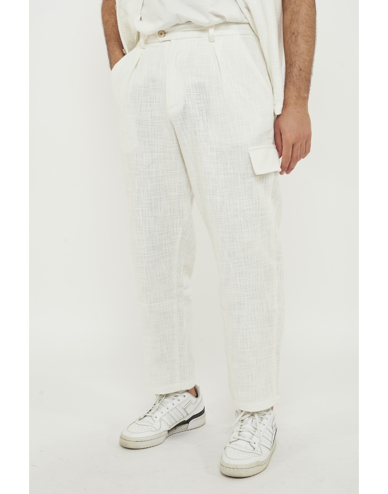 Pantalone vita alta canapa...