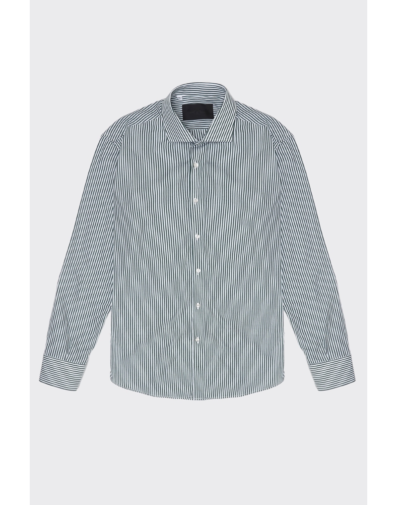 camicia rigata regular...