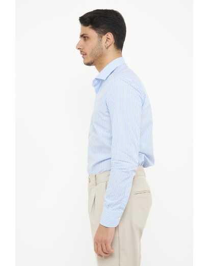 camicia rigata regular...