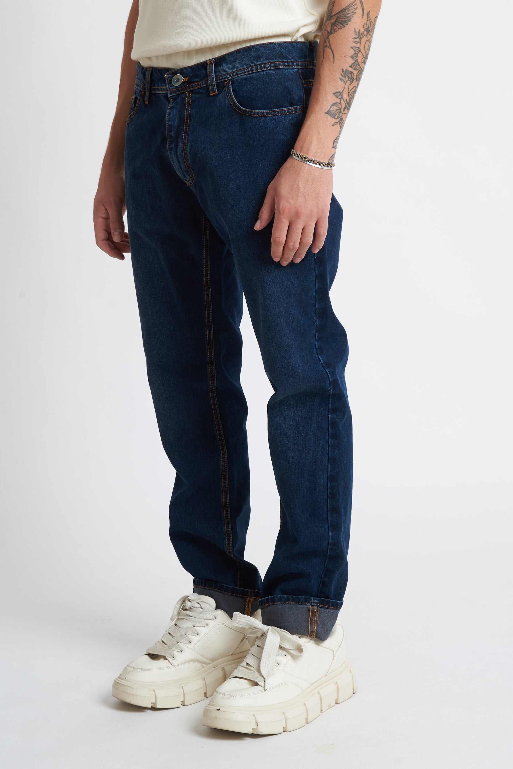 Jeans regular vita bassa