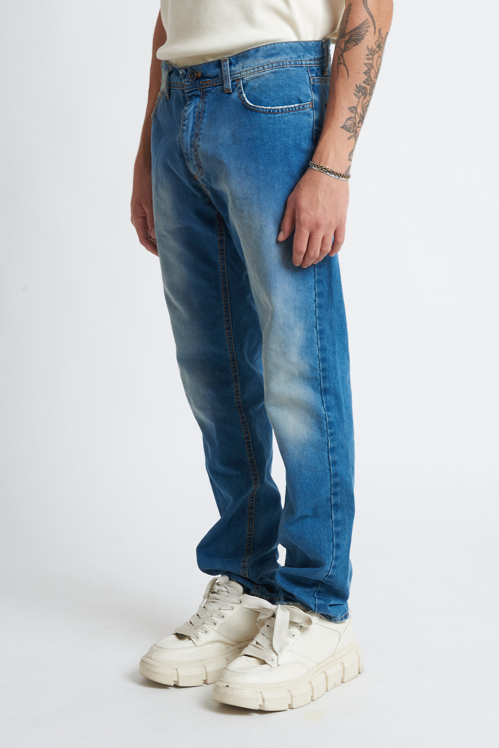 Jeans regular vita bassa