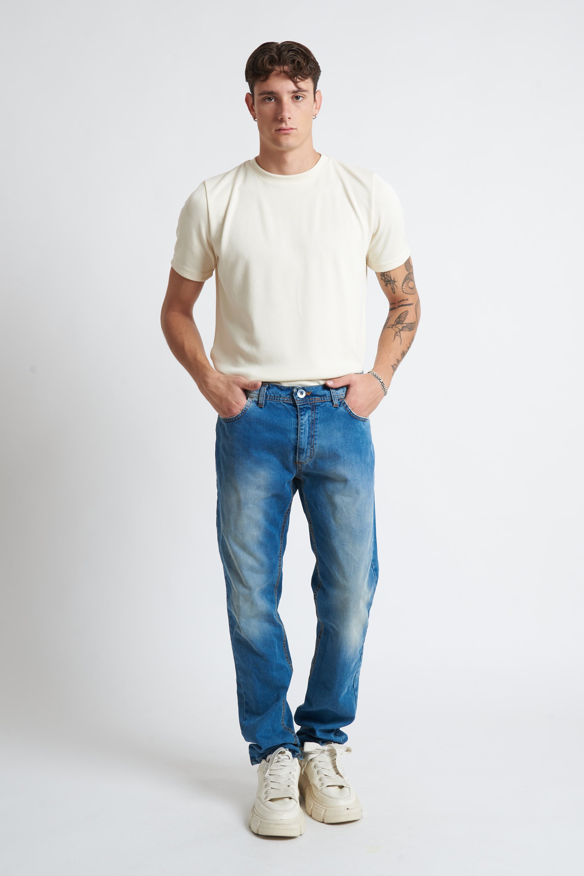 Jeans regular vita bassa