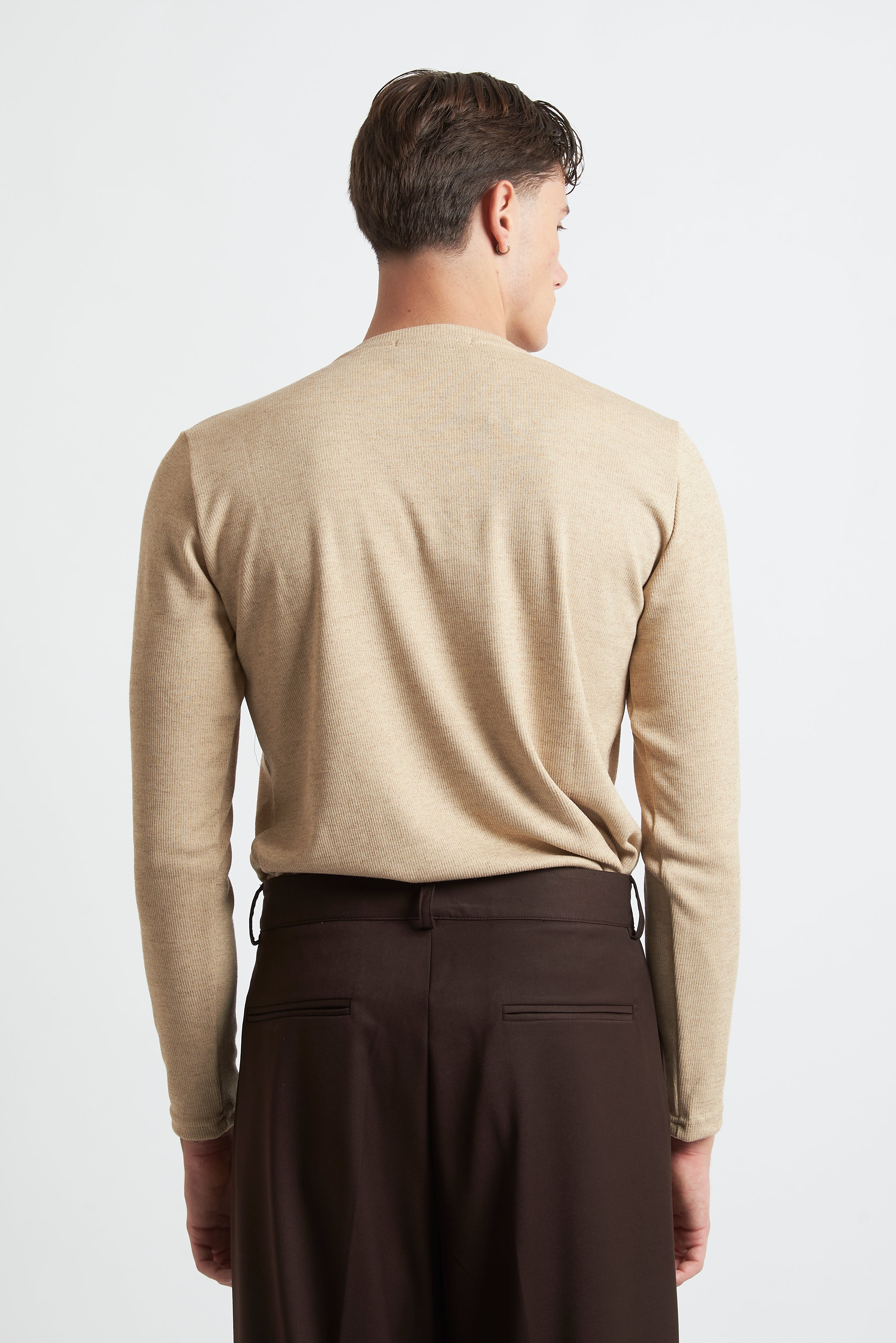 T-shirt m/lunga viscosa regular