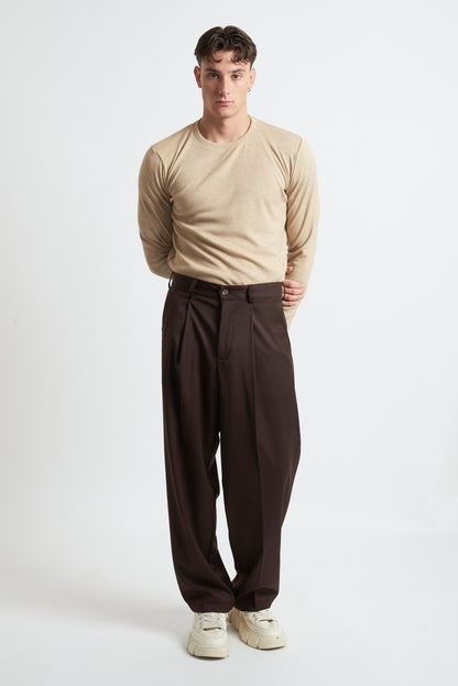 T-shirt m/lunga viscosa regular