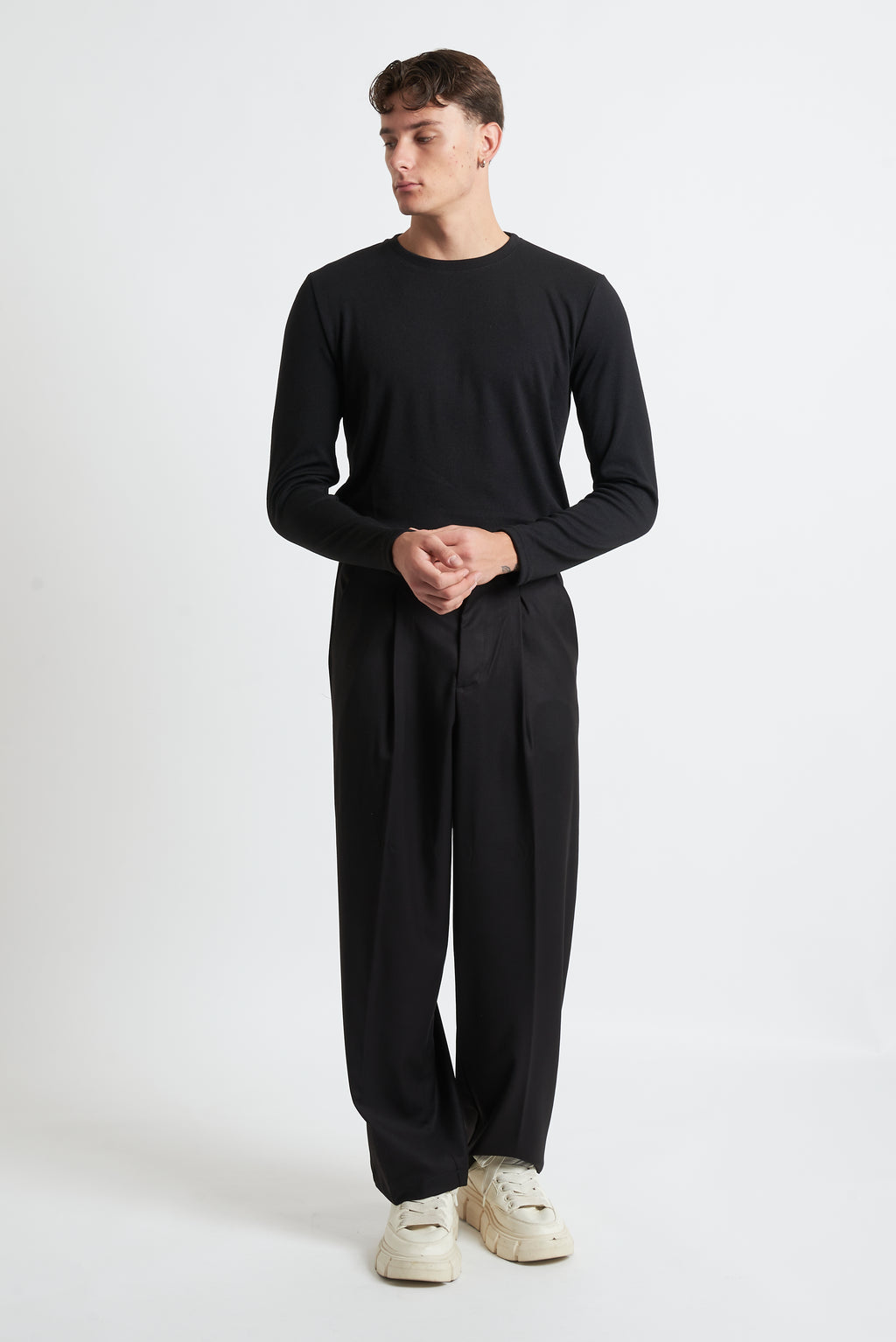 T-shirt m/lunga viscosa regular