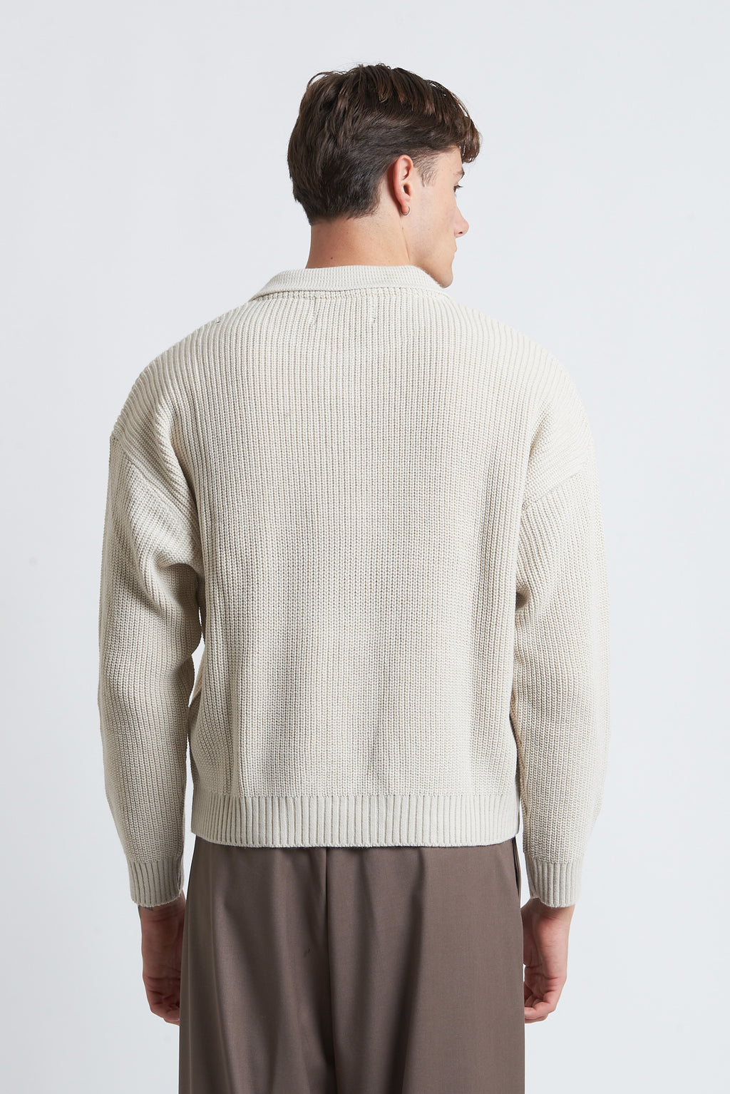 Cardigan bottoni in lana