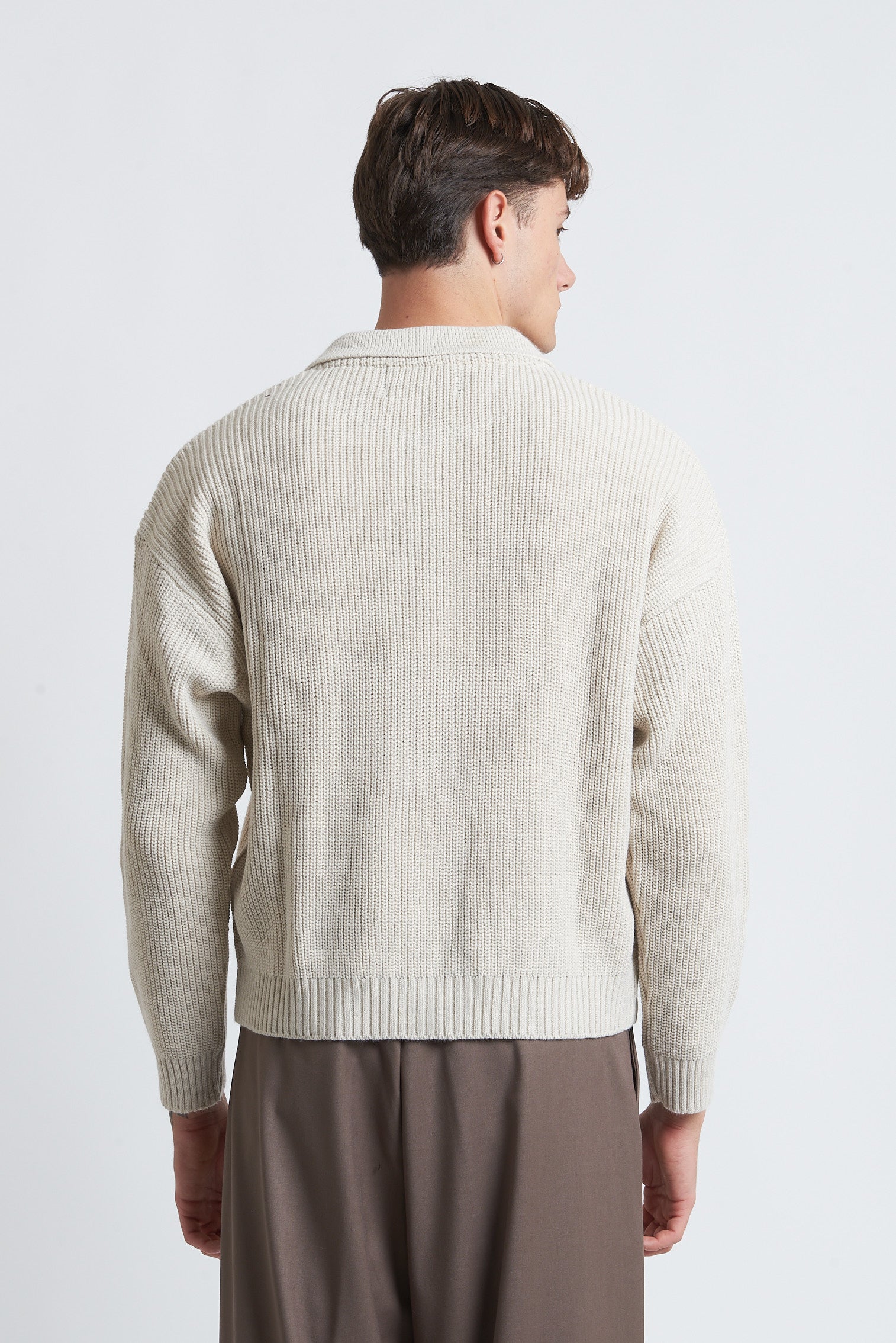 Cardigan bottoni in lana