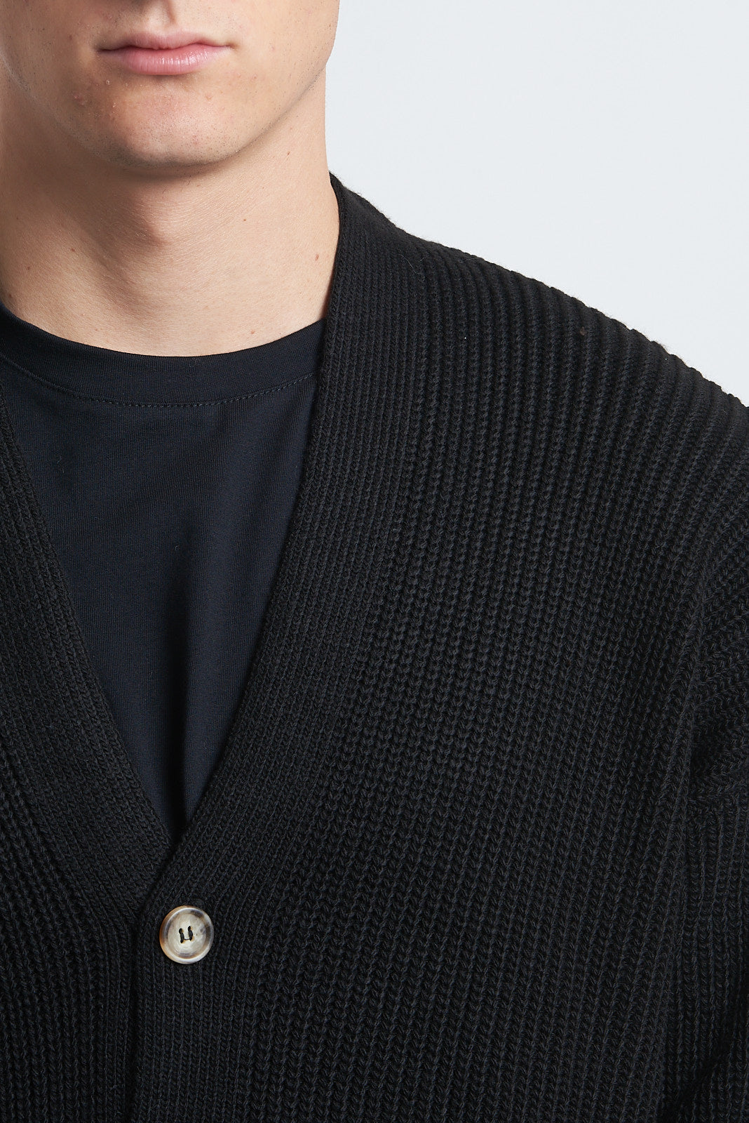 Cardigan bottoni in lana