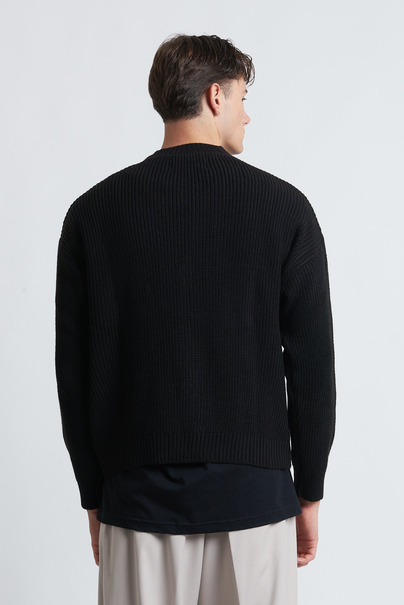 Cardigan bottoni in lana