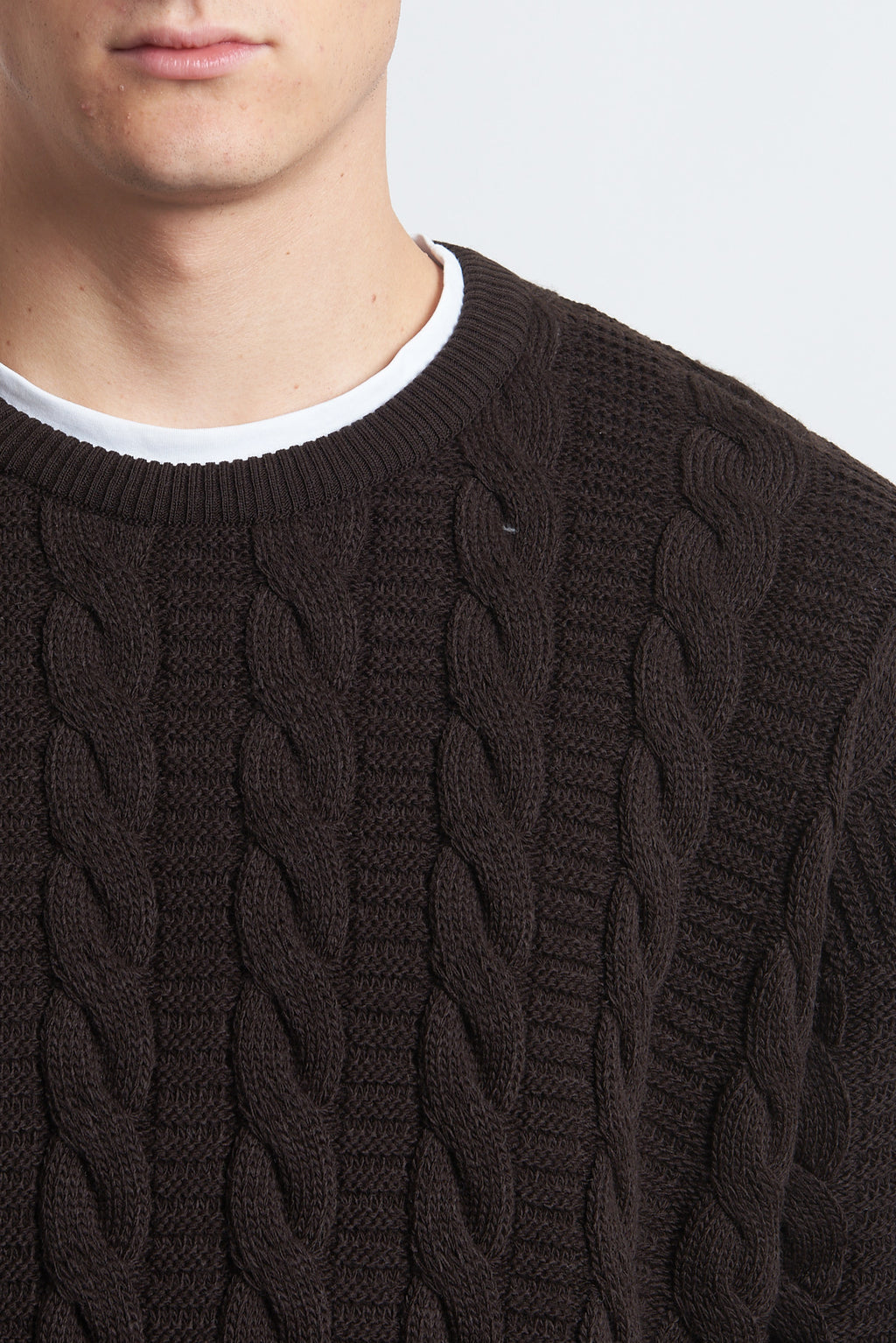 Maglione in lana girocollo