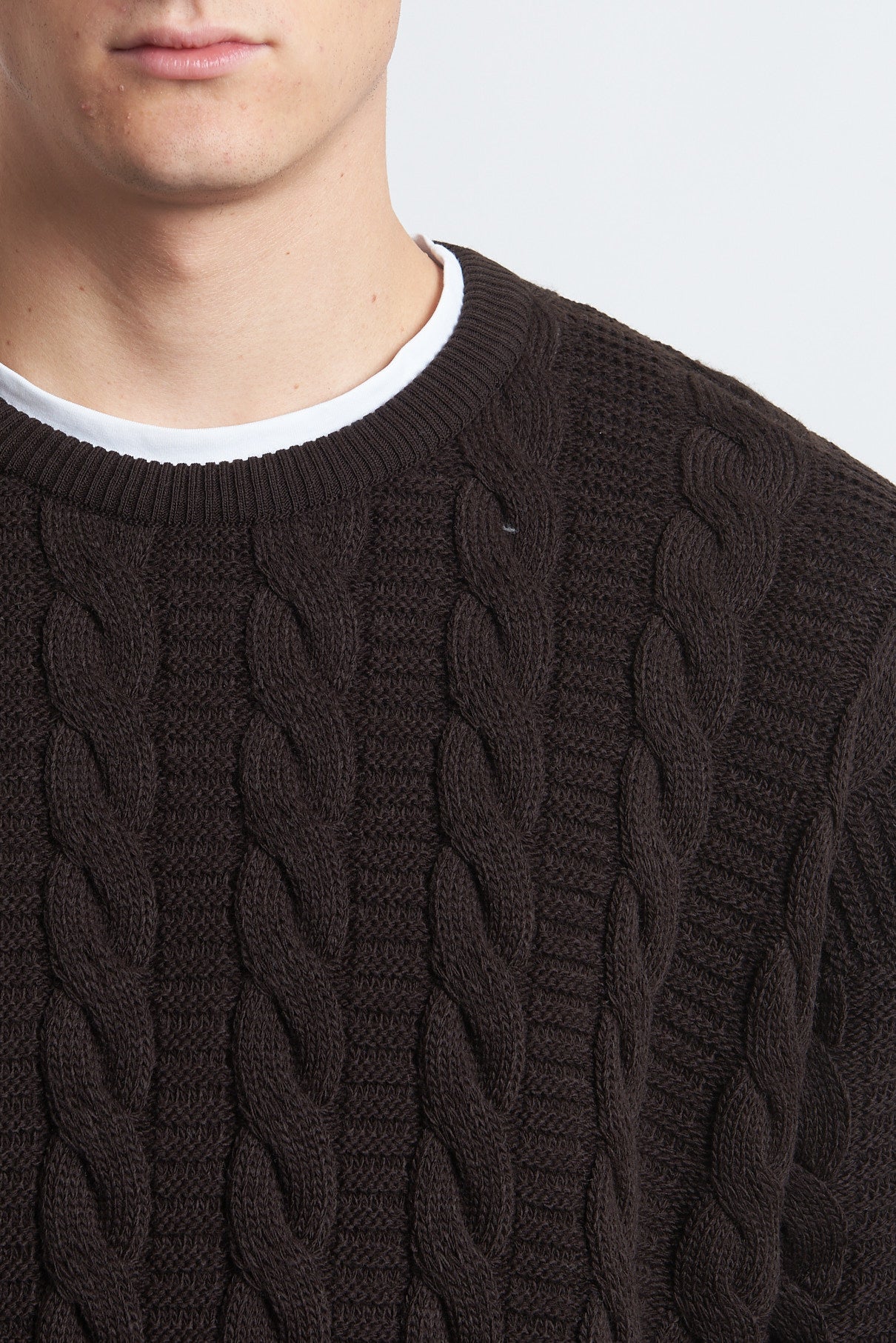 Maglione in lana girocollo