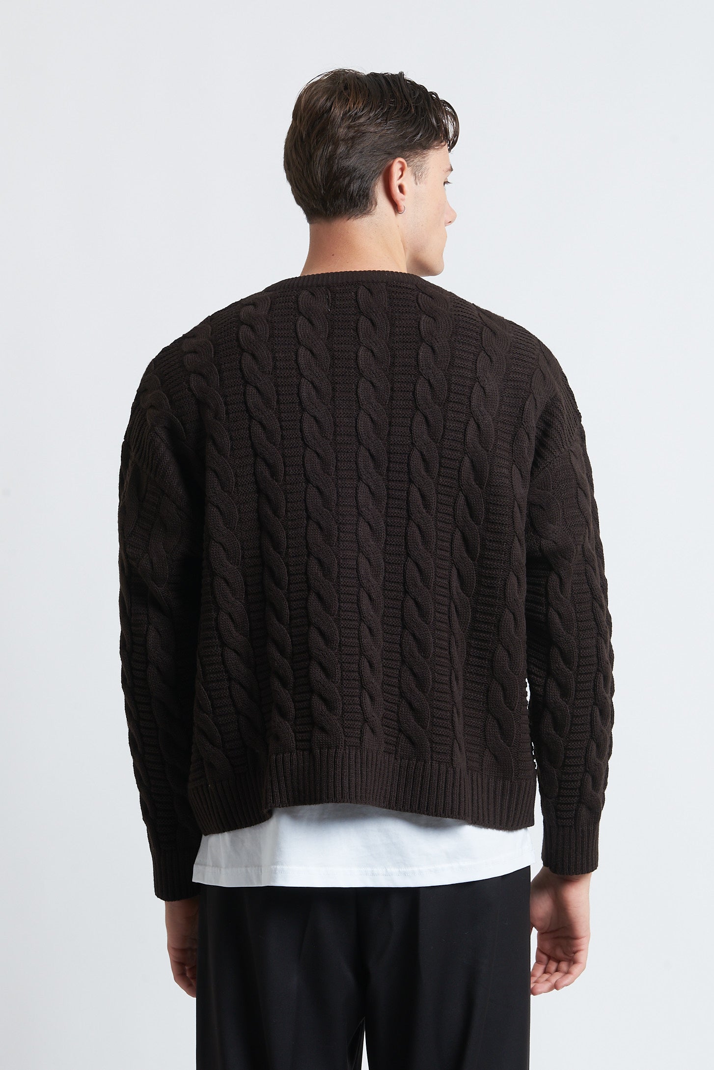 Maglione in lana girocollo